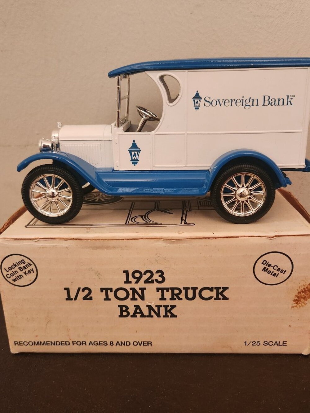 1923 1/2 Ton Truck Sovereign Bank #B637 is a brand-new diecast toy vehicle